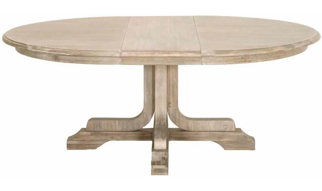 Essentials For Living 6128.NG Torrey 60 inch Round Extension Dining Table in Natural Gray Acacia Essentials For Living 6128.NG Torrey 60 inch Round Extension Dining Table in Natural Gray Acacia