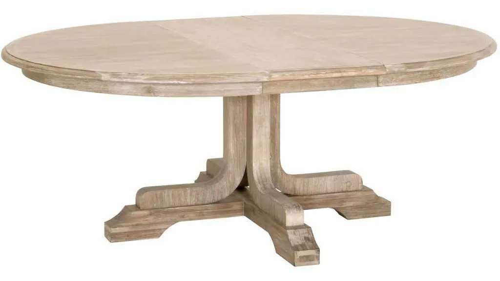 Essentials For Living 6128.NG Torrey 60 inch Round Extension Dining Table in Natural Gray Acacia Essentials For Living 6128.NG Torrey 60 inch Round Extension Dining Table in Natural Gray Acacia
