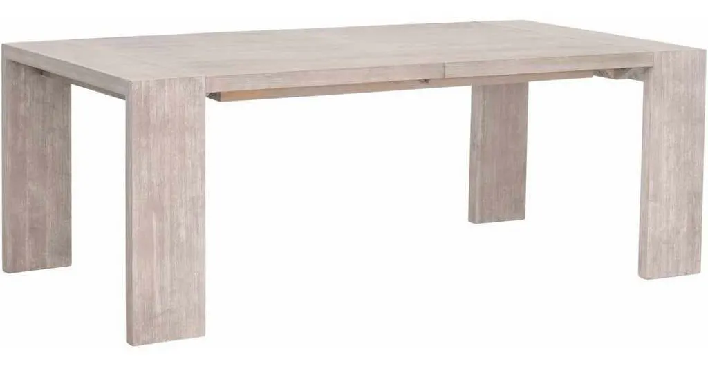 Essentials For Living 6116.NG Tropea Extension Dining Table in Natural Gray Acacia Essentials For Living 6116.NG Tropea Extension Dining Table in Natural Gray Acacia
