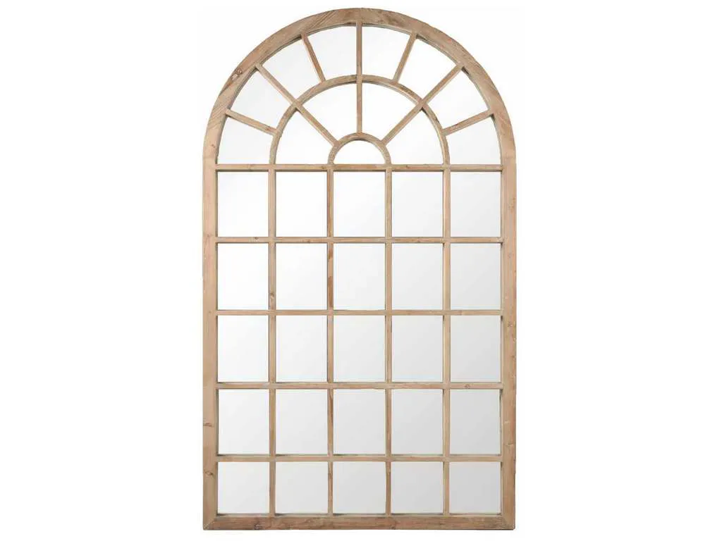Essentials for Living 8064.SGRY-PNE  Venetian Mirror in Smoke Gray Pine