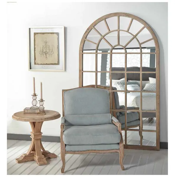 Essentials for Living 8064.SGRY-PNE Venetian Mirror in Smoke Gray Pine Essentials for Living 8064.SGRY-PNE Venetian Mirror in Smoke Gray Pine