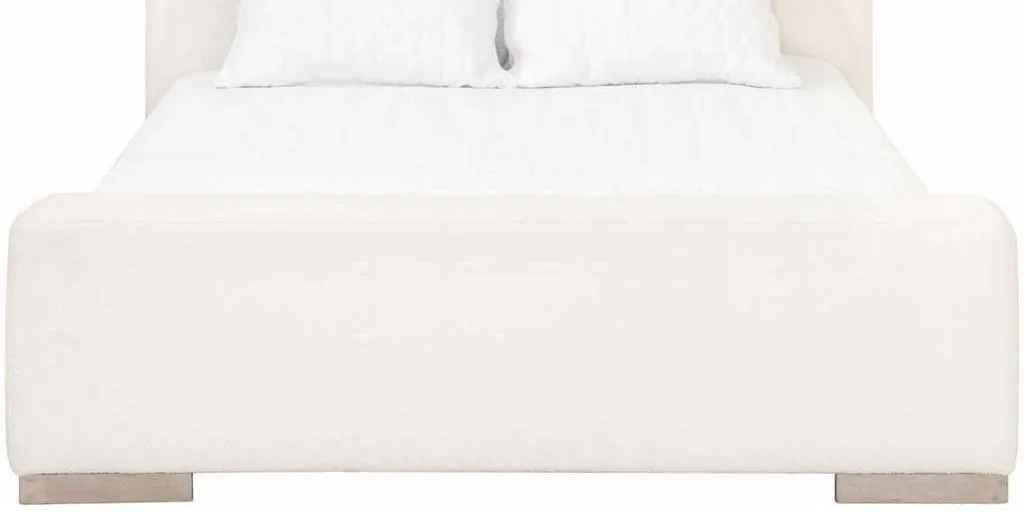 Essentials for Living 7129-1.BOU-SNO/NG Warren Queen Bed in Performance Boucle Snow Natural Gray Oak Essentials for Living 7129-1.BOU-SNO/NG Warren Queen Bed in Performance Boucle Snow Natural Gray Oak