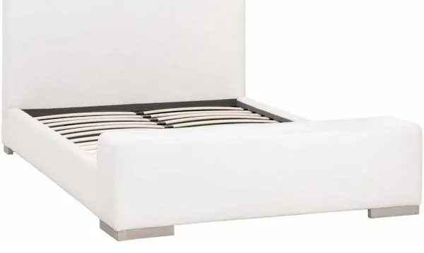 Essentials for Living 7129-1.BOU-SNO/NG Warren Queen Bed in Performance Boucle Snow Natural Gray Oak Essentials for Living 7129-1.BOU-SNO/NG Warren Queen Bed in Performance Boucle Snow Natural Gray Oak
