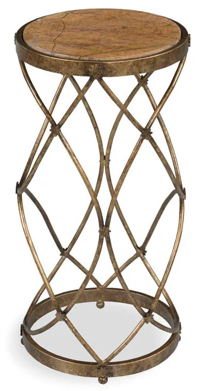 Fairfield 8014-88 Belfort Marble Top Drink Table Fairfield 8014-88 Belfort Marble Top Drink Table