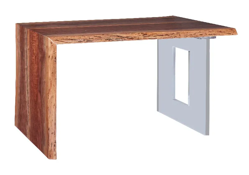 Fairfield CW54-WD Live Edge Crotch Walnut 54 inch Waterfall Desk Fairfield CW54-WD Live Edge Crotch Walnut 54 inch Waterfall Desk
