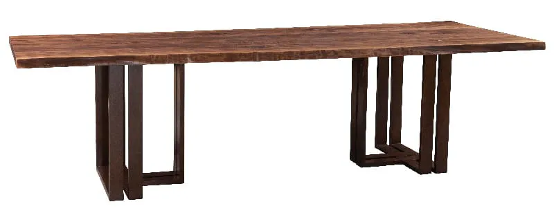 Fairfield LEDT-DT Live Edge Double T Pedestal Base Fairfield LEDT-DT Live Edge Double T Pedestal Base