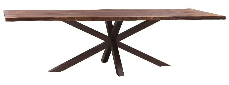 Fairfield LEDX-DT Live Edge Double X Dining Base Fairfield LEDX-DT Live Edge Double X Dining Base