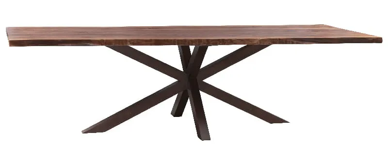 Fairfield LEDX-DT Live Edge Double X Dining Base Fairfield LEDX-DT Live Edge Double X Dining Base