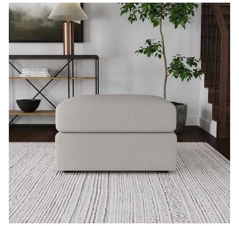 Flexsteel 902209231301 Flex Ottoman Frost Flexsteel 902209231301 Flex Ottoman Frost