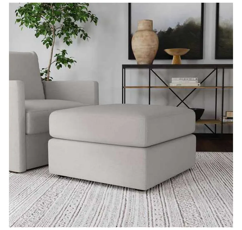 Flexsteel 902209231301 Flex Ottoman Frost Flexsteel 902209231301 Flex Ottoman Frost