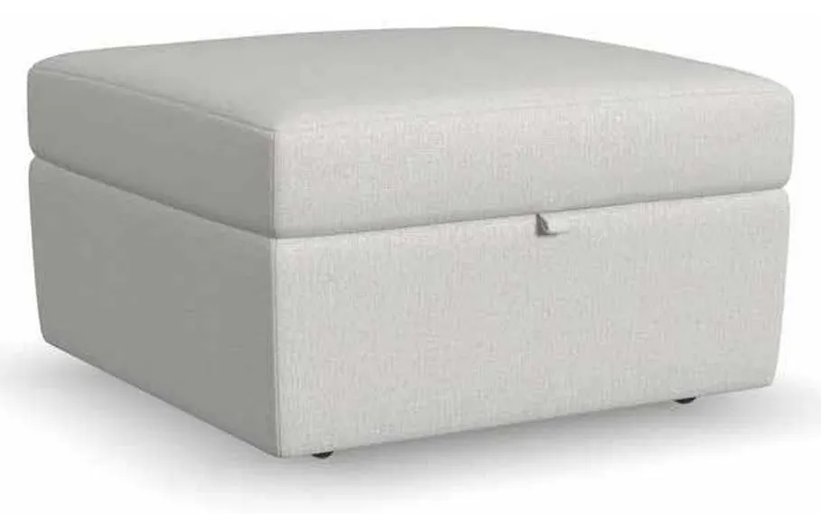 Flexsteel 9022092S31301 Flex Ottoman with Storage Frost Flexsteel 9022092S31301 Flex Ottoman with Storage Frost