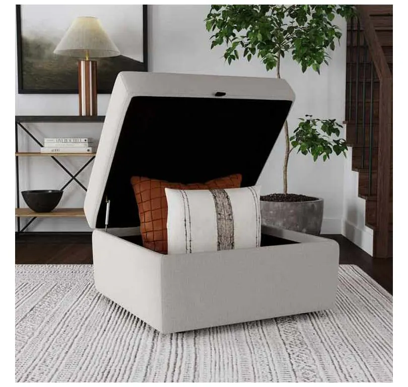 Flexsteel 9022092S31301 Flex Ottoman with Storage Frost Flexsteel 9022092S31301 Flex Ottoman with Storage Frost
