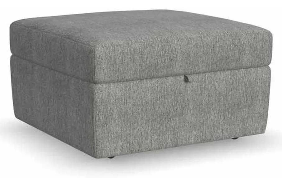 Flexsteel 9022092S31302 Flex Ottoman with Storage Pebble Flexsteel 9022092S31302 Flex Ottoman with Storage Pebble
