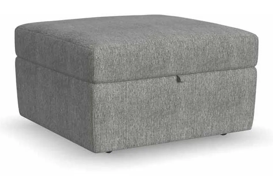 Flexsteel 9022092S31302 Flex Ottoman with Storage Pebble Flexsteel 9022092S31302 Flex Ottoman with Storage Pebble