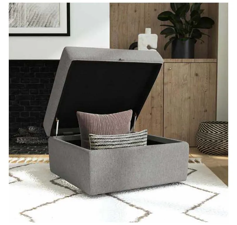 Flexsteel 9022092S31302 Flex Ottoman with Storage Pebble Flexsteel 9022092S31302 Flex Ottoman with Storage Pebble