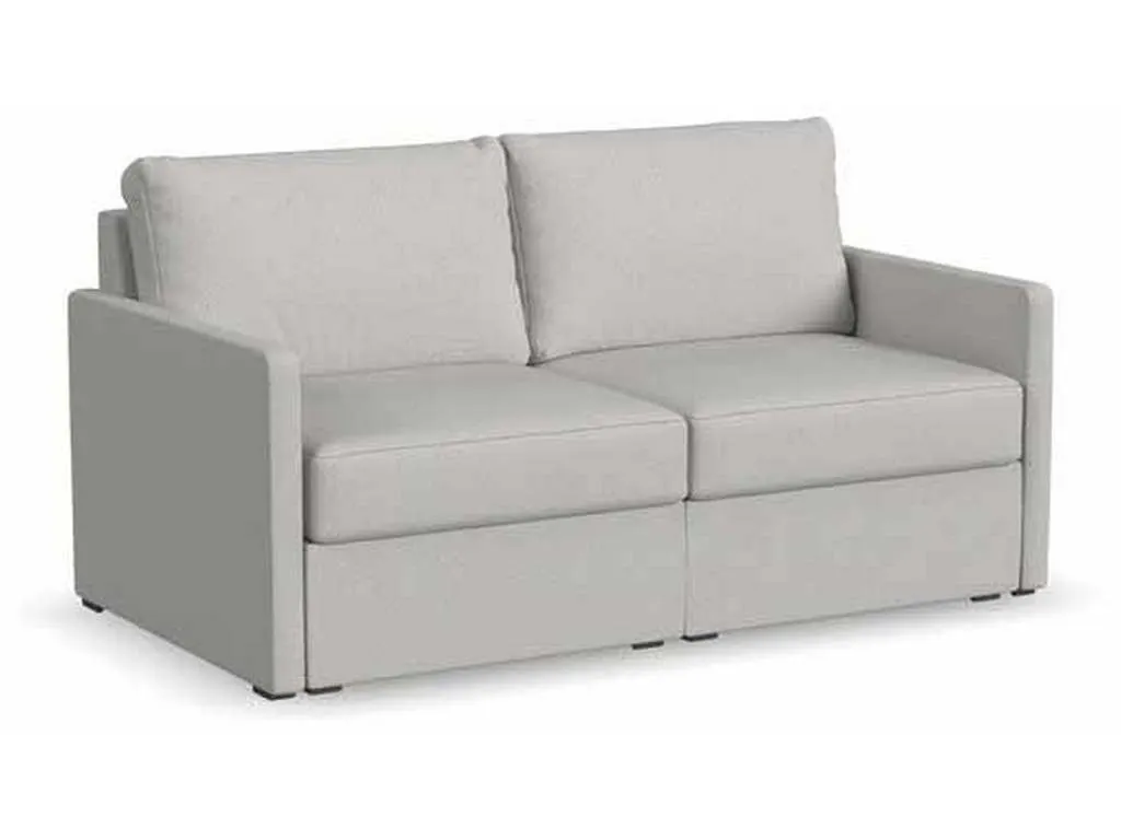 Flexsteel 902220N31301 Flex Loveseat with Narrow Arm Frost