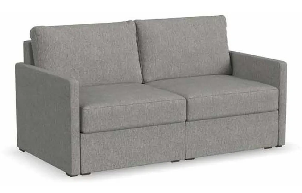 Flexsteel 902220N31302 Flex Loveseat with Narrow Arm Pebble Flexsteel 902220N31302 Flex Loveseat with Narrow Arm Pebble