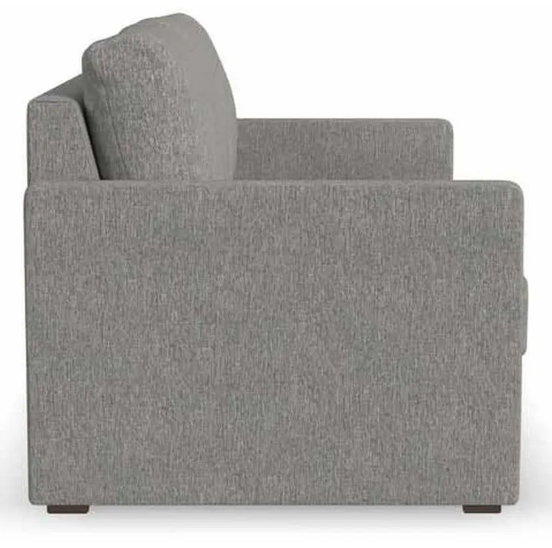Flexsteel 902220N31302 Flex Loveseat with Narrow Arm Pebble Flexsteel 902220N31302 Flex Loveseat with Narrow Arm Pebble