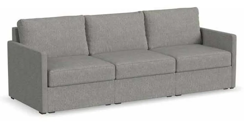 Flexsteel 902231N31302 Flex Sofa with Narrow Arm Pebble Flexsteel 902231N31302 Flex Sofa with Narrow Arm Pebble