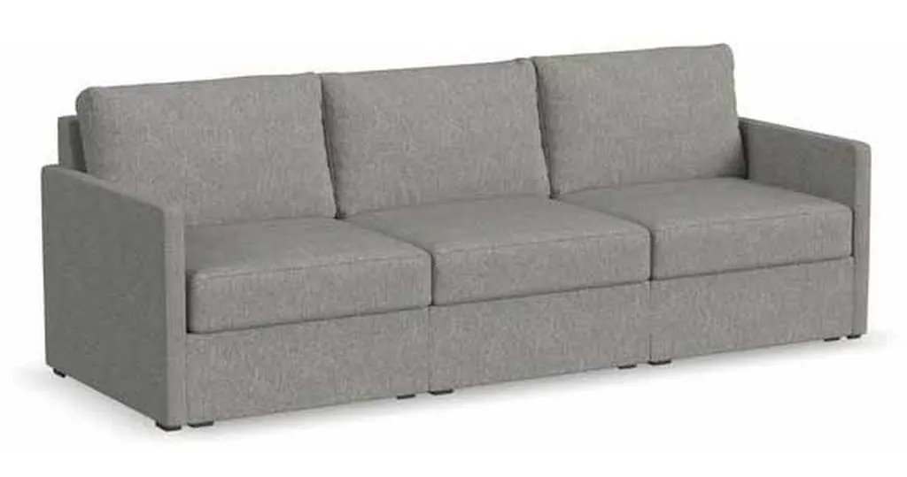 Flexsteel 902231N31302 Flex Sofa with Narrow Arm Pebble Flexsteel 902231N31302 Flex Sofa with Narrow Arm Pebble