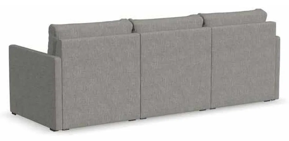Flexsteel 902231N31302 Flex Sofa with Narrow Arm Pebble Flexsteel 902231N31302 Flex Sofa with Narrow Arm Pebble