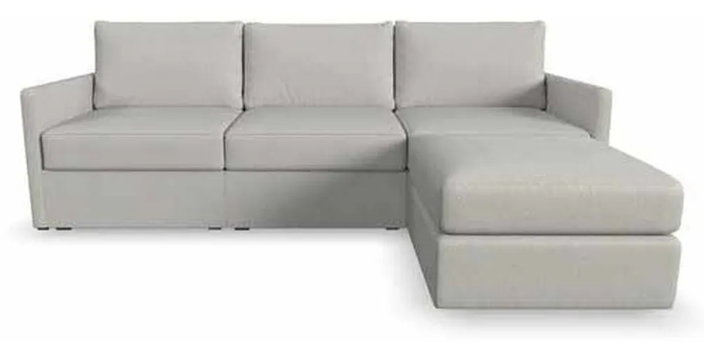 Flexsteel 902231N931301 Flex Sofa with Narrow Arm and Ottoman Frost Flexsteel 902231N931301 Flex Sofa with Narrow Arm and Ottoman Frost