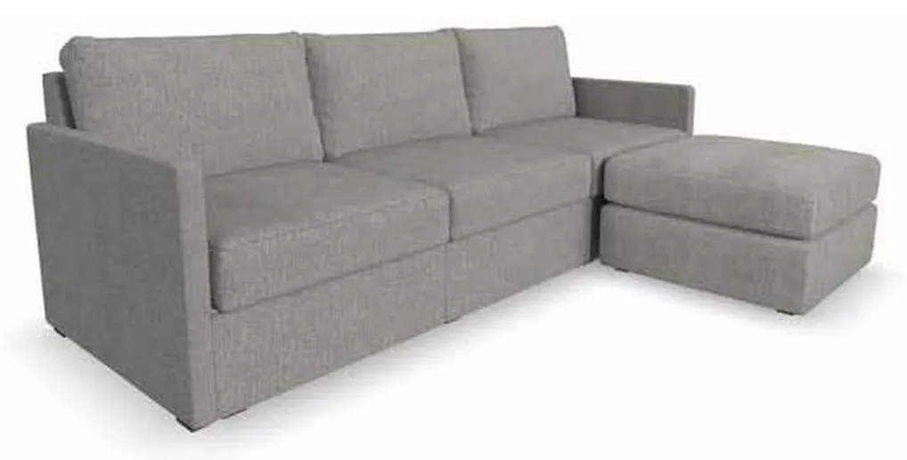 Flexsteel 902231N931302 Flex Sofa with Narrow Arm and Ottoman Flexsteel 902231N931302 Flex Sofa with Narrow Arm and Ottoman