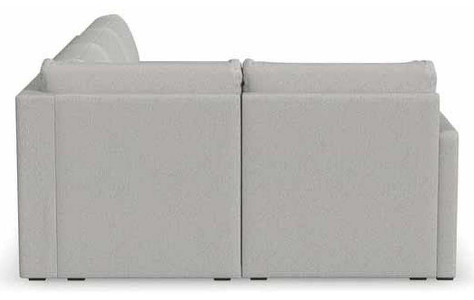 Flexsteel 90224NSEC31301 Flex 4 Seat Sectional with Narrow Arm Frost Flexsteel 90224NSEC31301 Flex 4 Seat Sectional with Narrow Arm Frost