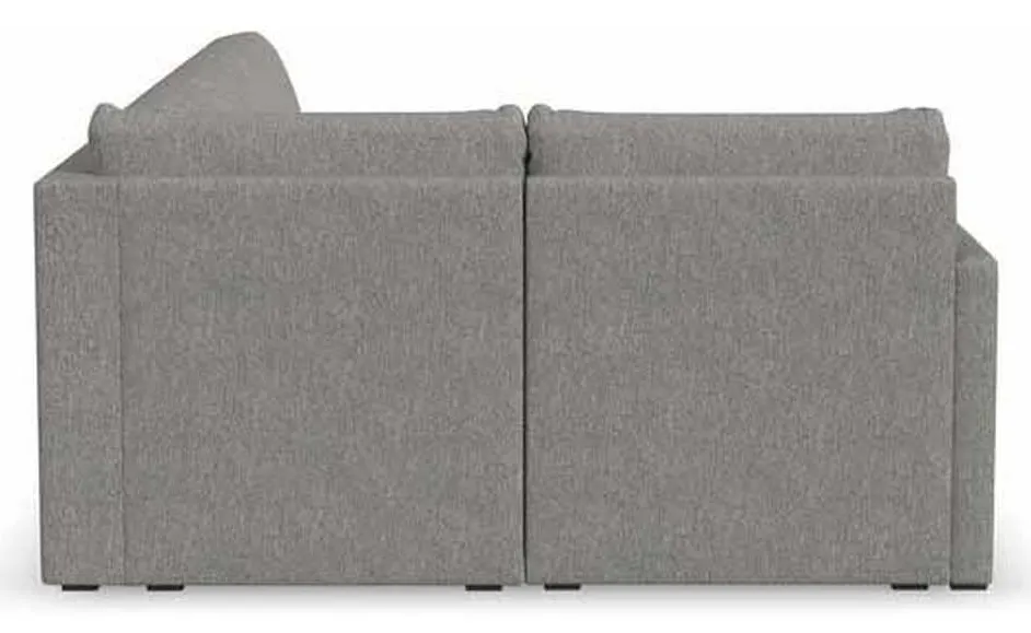 Flexsteel 90224NSEC31302 Flex 4 Seat Sectional with Narrow Arm Pebble Flexsteel 90224NSEC31302 Flex 4 Seat Sectional with Narrow Arm Pebble