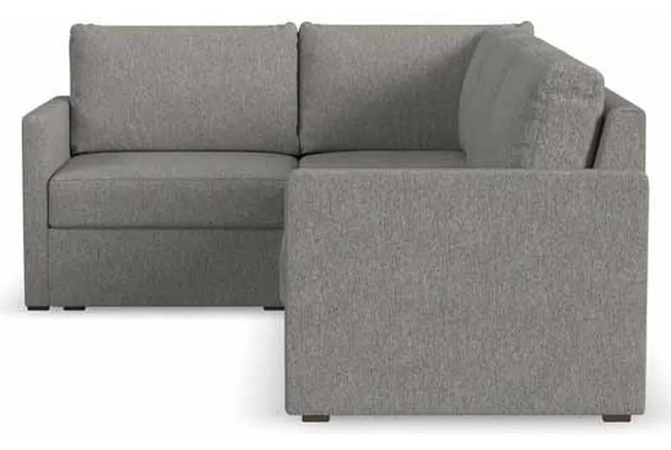 Flexsteel 90224NSEC31302 Flex 4 Seat Sectional with Narrow Arm Pebble Flexsteel 90224NSEC31302 Flex 4 Seat Sectional with Narrow Arm Pebble