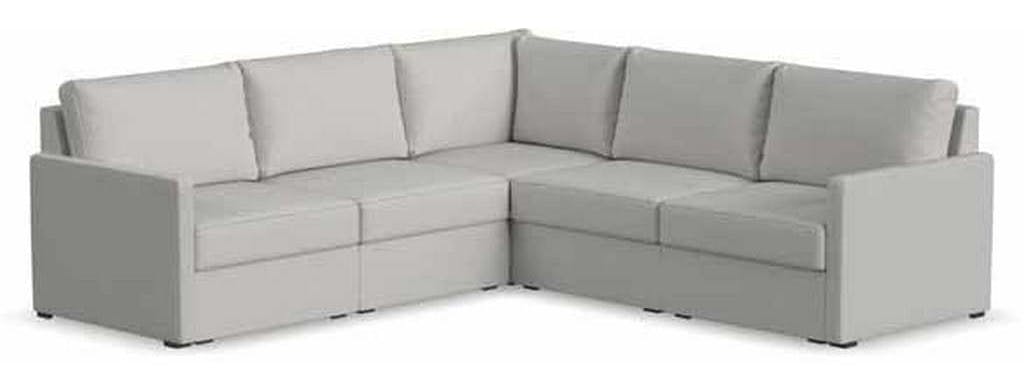 Flexsteel 90225NSEC31301 Flex 5 Seat Sectional with Narrow Arm Frost Flexsteel 90225NSEC31301 Flex 5 Seat Sectional with Narrow Arm Frost