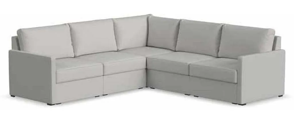 Flexsteel 90225NSEC31301 Flex 5 Seat Sectional with Narrow Arm Frost Flexsteel 90225NSEC31301 Flex 5 Seat Sectional with Narrow Arm Frost