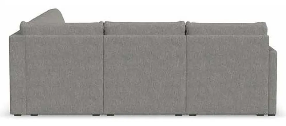 Flexsteel 90225NSEC31302 Flex 5 Seat Sectional with Narrow Arm Pebble Flexsteel 90225NSEC31302 Flex 5 Seat Sectional with Narrow Arm Pebble
