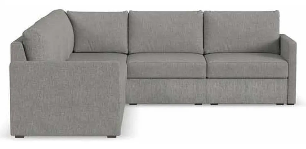 Flexsteel 90225NSEC31302 Flex 5 Seat Sectional with Narrow Arm Pebble Flexsteel 90225NSEC31302 Flex 5 Seat Sectional with Narrow Arm Pebble