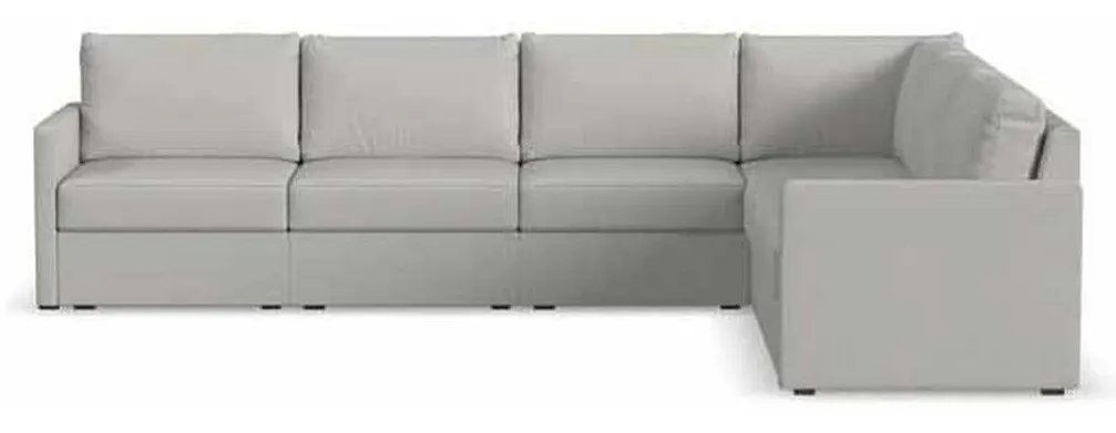 Flexsteel 90226NSEC31301 Flex 6 Seat Sectional with Narrow Arm Frost Flexsteel 90226NSEC31301 Flex 6 Seat Sectional with Narrow Arm Frost