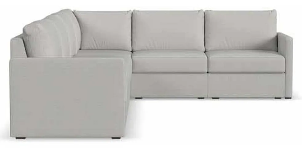 Flexsteel 90226NSEC31301 Flex 6 Seat Sectional with Narrow Arm Frost Flexsteel 90226NSEC31301 Flex 6 Seat Sectional with Narrow Arm Frost