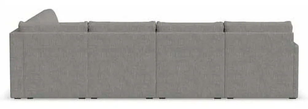 Flexsteel 90226NSEC31302 Flex 6 Seat Sectional with Narrow Arm Pebble Flexsteel 90226NSEC31302 Flex 6 Seat Sectional with Narrow Arm Pebble