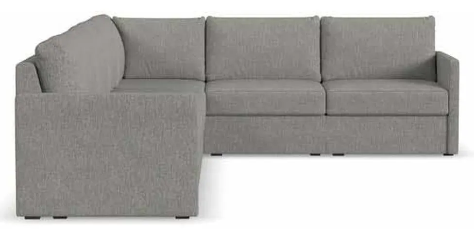 Flexsteel 90226NSEC31302 Flex 6 Seat Sectional with Narrow Arm Pebble Flexsteel 90226NSEC31302 Flex 6 Seat Sectional with Narrow Arm Pebble