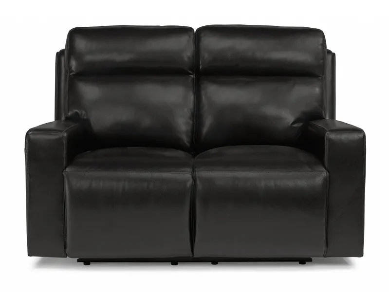 Flexsteel 1181-60PH Niko Leather Power Reclining Loveseat with Power Headrests Flexsteel 1181-60PH Niko Leather Power Reclining Loveseat with Power Headrests