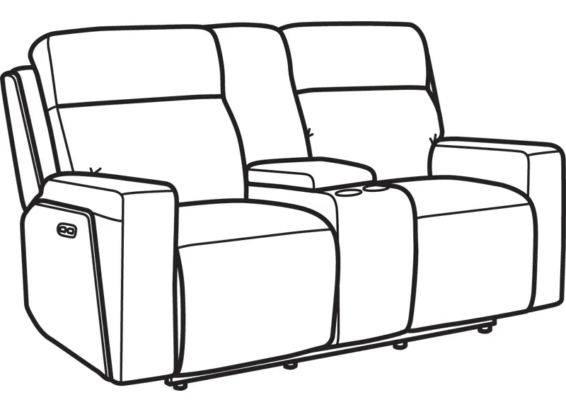 Flexsteel 1181-64PH Niko Leather Power Reclining Loveseat with Console and Power Headrests Flexsteel 1181-64PH Niko Leather Power Reclining Loveseat with Console and Power Headrests