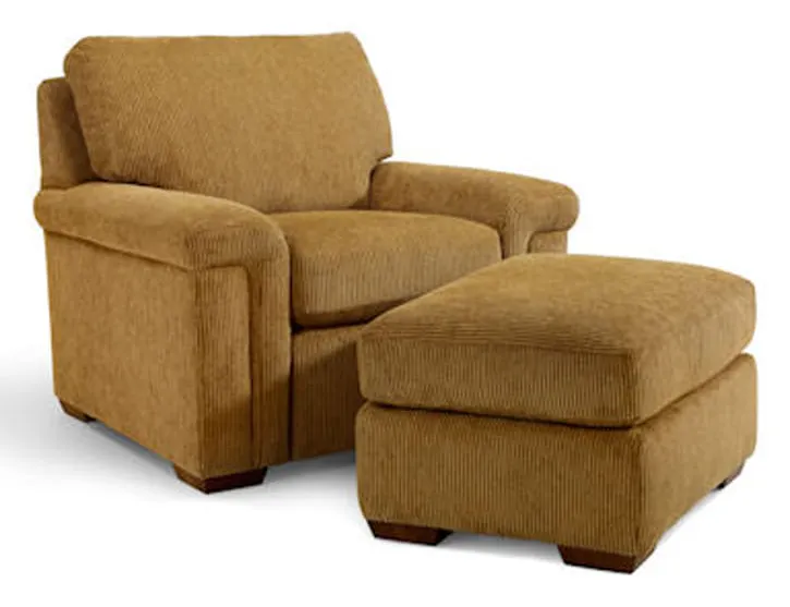 Flexsteel 5649-10-08 Blanchard Chair and Ottoman Flexsteel 5649-10-08 Blanchard Chair and Ottoman