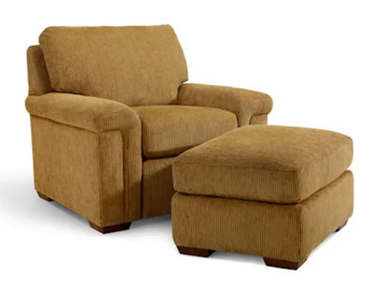 Flexsteel 5649-10-08 Blanchard Chair and Ottoman Flexsteel 5649-10-08 Blanchard Chair and Ottoman