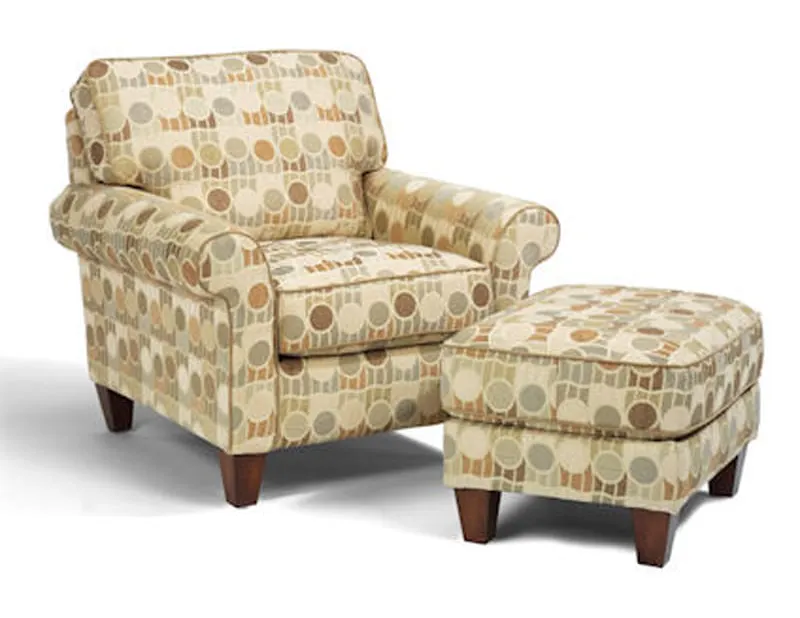 Flexsteel 5979-10-08 Westside Chair and Ottoman Flexsteel 5979-10-08 Westside Chair and Ottoman