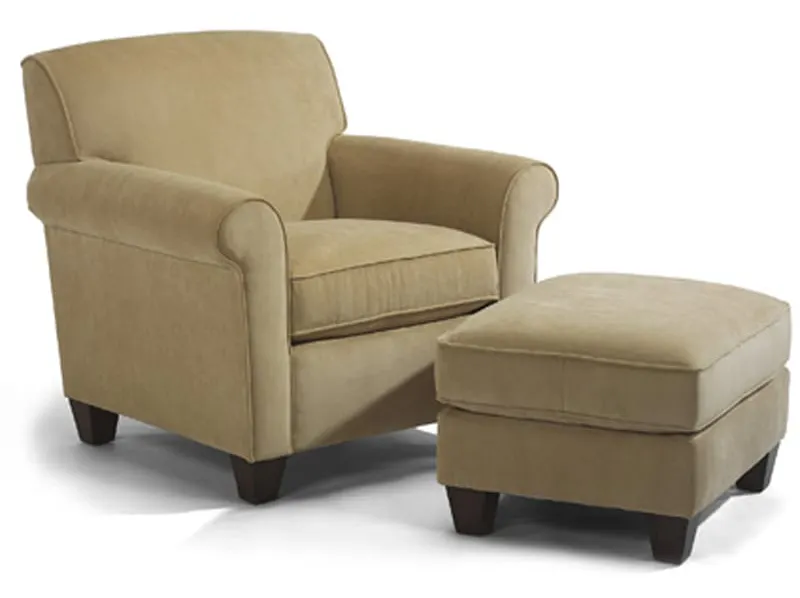 Flexsteel 5990-10-08 Dana Chair and Ottoman Flexsteel 5990-10-08 Dana Chair and Ottoman