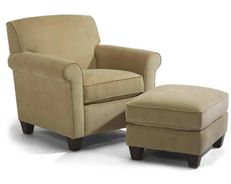 Flexsteel 5990-10-08 Dana Chair and Ottoman Flexsteel 5990-10-08 Dana Chair and Ottoman