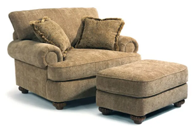 Flexsteel 7321-10-08 Patterson Chair and Ottoman Flexsteel 7321-10-08 Patterson Chair and Ottoman