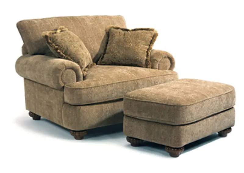 Flexsteel 7321-10-08 Patterson Chair and Ottoman Flexsteel 7321-10-08 Patterson Chair and Ottoman