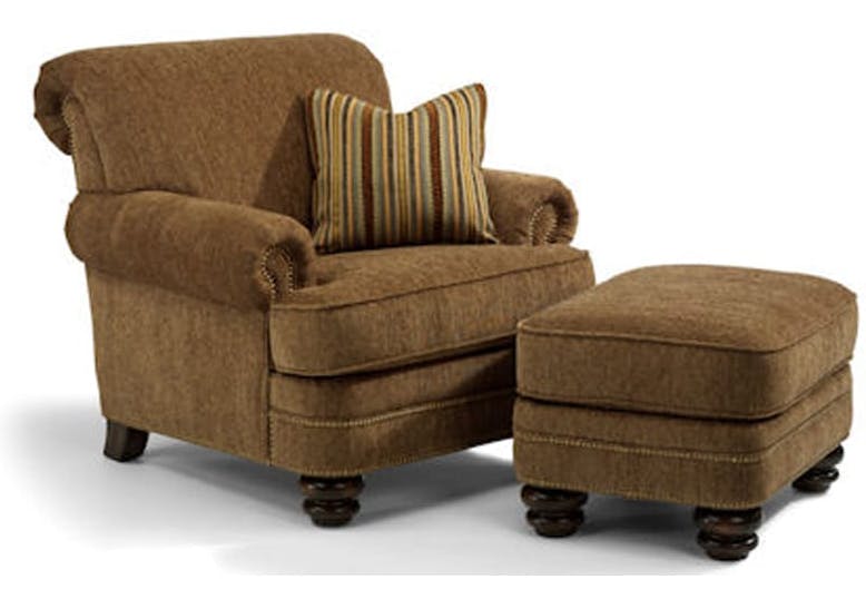 Flexsteel 7791-10-08 Bay Bridge Chair and Ottoman Flexsteel 7791-10-08 Bay Bridge Chair and Ottoman