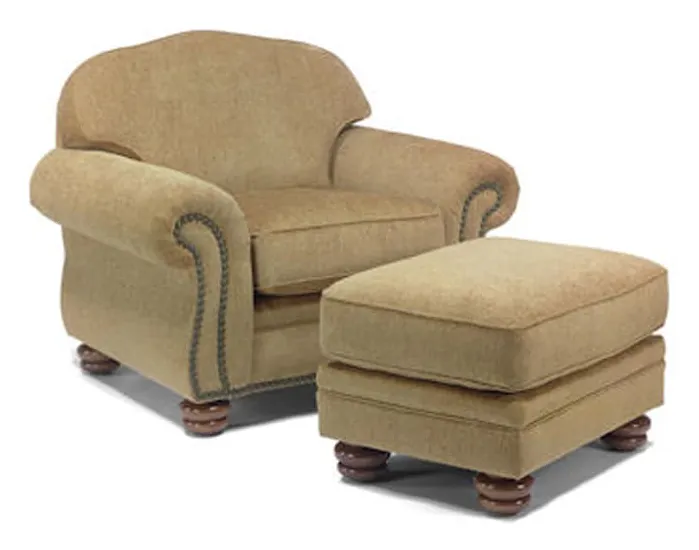 Flexsteel 8648-10-08 Bexley Chair and Ottoman Flexsteel 8648-10-08 Bexley Chair and Ottoman