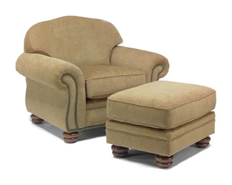 Flexsteel 8648-10-08 Bexley Chair and Ottoman Flexsteel 8648-10-08 Bexley Chair and Ottoman